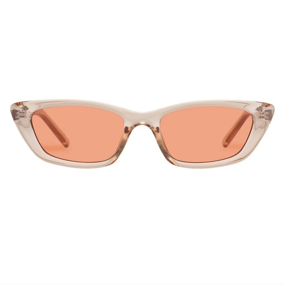 AIRE Titania Sunglasses Champagne Pink Tint Cat Eye NWT Revolve Small Fit
